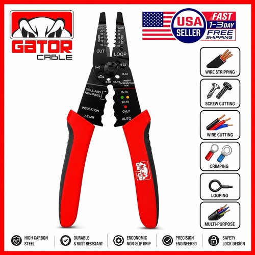 Wire cable cutter crimper - cable,